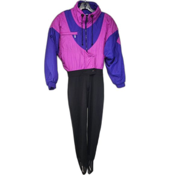 Vintage 80's / 90's Profile Ski Women's One Piece Ski Suit Size S - Picture 1 of 7
